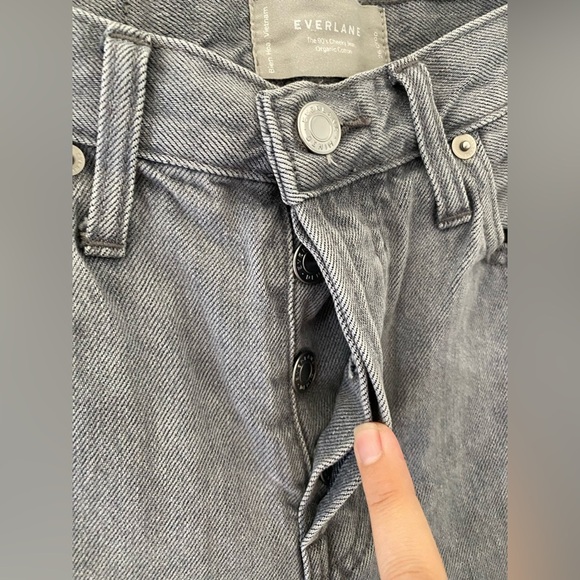 Everlane gray the90’s cheeky organic cotton size 26 Straight Leg Jeans for Women - Picture 7 of 13